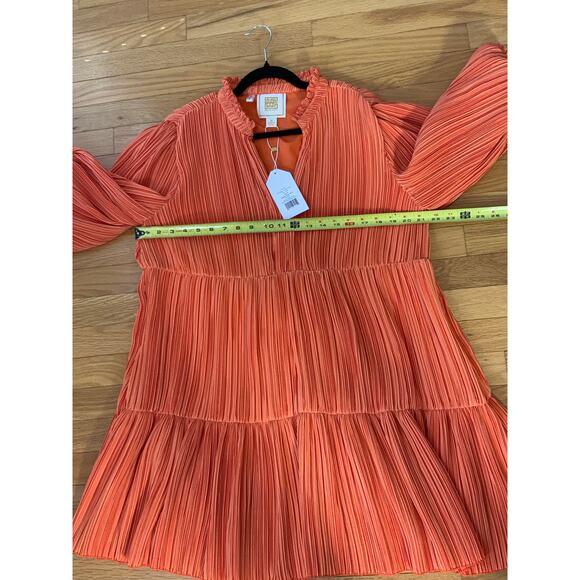 Emily McCarthy FRANKIE DRESS IN CORAL NWT size medium - Picture 6 of 7